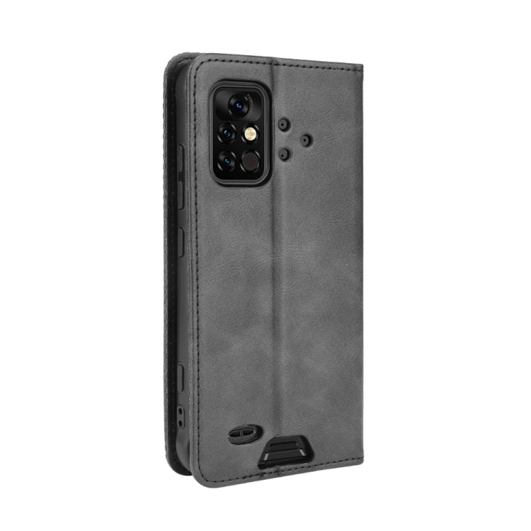For UMIDIGI Bison Pro Magnetic Buckle Retro Pattern Horizontal Flip Leather Case with Holder & Card Slot & Wallet