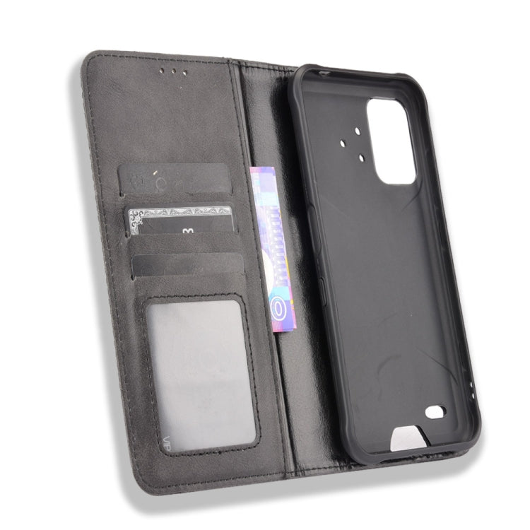 For UMIDIGI Bison Pro Magnetic Buckle Retro Pattern Horizontal Flip Leather Case with Holder & Card Slot & Wallet