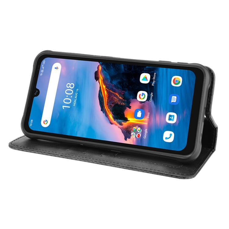 For UMIDIGI Bison Pro Magnetic Buckle Retro Pattern Horizontal Flip Leather Case with Holder & Card Slot & Wallet