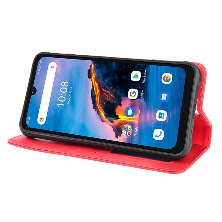 For UMIDIGI Bison Pro Magnetic Buckle Retro Pattern Horizontal Flip Leather Case with Holder & Card Slot & Wallet