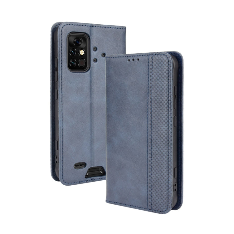 For UMIDIGI Bison Pro Magnetic Buckle Retro Pattern Horizontal Flip Leather Case with Holder & Card Slot & Wallet