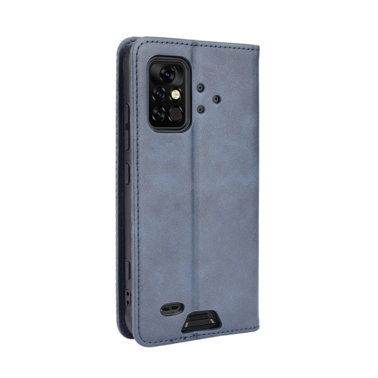 For UMIDIGI Bison Pro Magnetic Buckle Retro Pattern Horizontal Flip Leather Case with Holder & Card Slot & Wallet