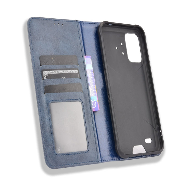 For UMIDIGI Bison Pro Magnetic Buckle Retro Pattern Horizontal Flip Leather Case with Holder & Card Slot & Wallet