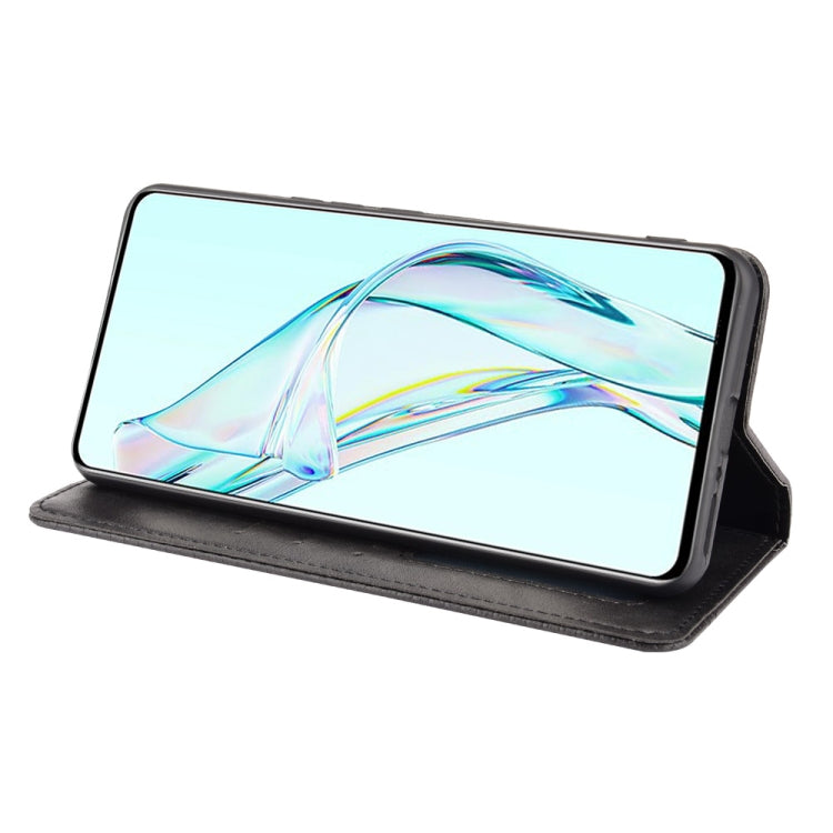 For ZTE Axon 30 5G Magnetic Buckle Retro Pattern Horizontal Flip Leather Case with Holder & Card Slot & Wallet