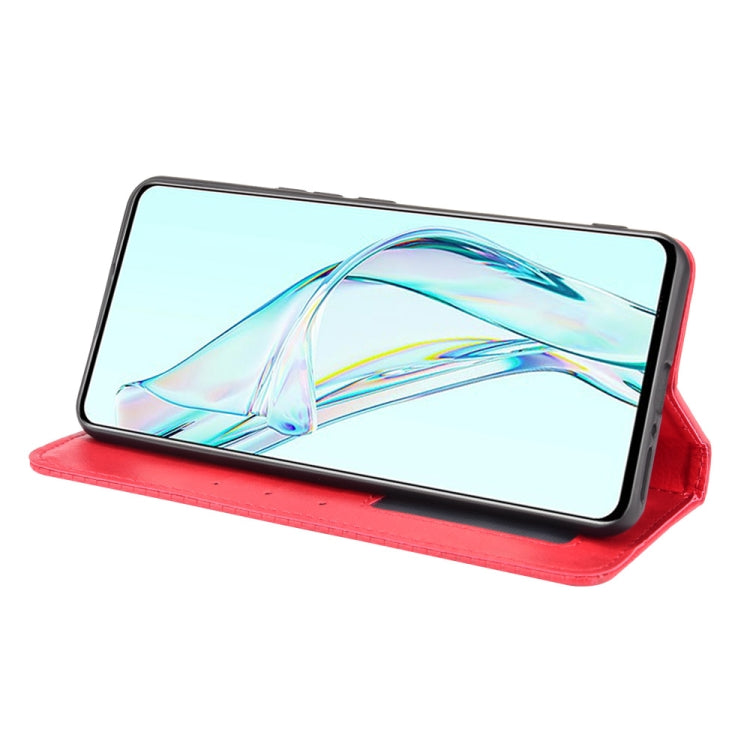 For ZTE Axon 30 5G Magnetic Buckle Retro Pattern Horizontal Flip Leather Case with Holder & Card Slot & Wallet