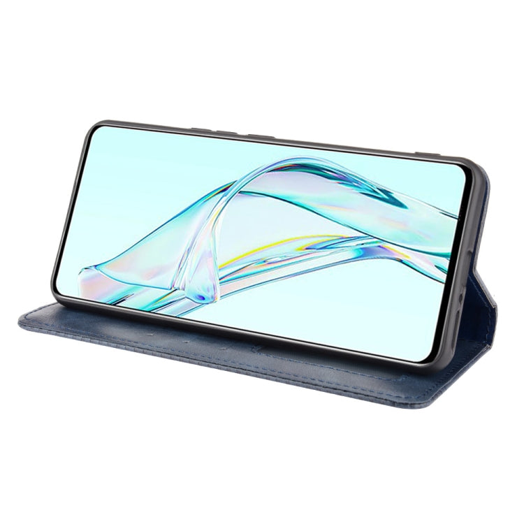 For ZTE Axon 30 5G Magnetic Buckle Retro Pattern Horizontal Flip Leather Case with Holder & Card Slot & Wallet