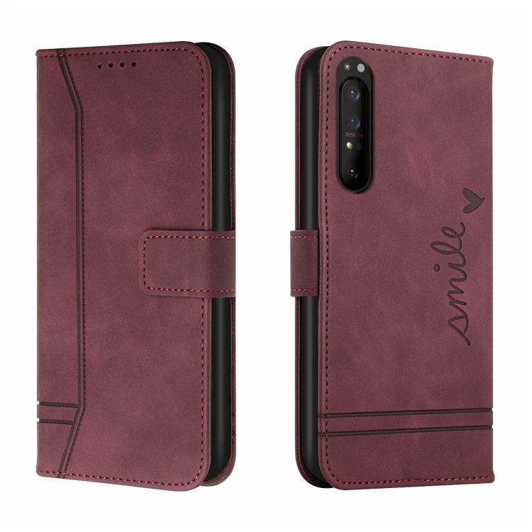 For Sony Xperia 1 II Retro Skin Feel Horizontal Flip Soft TPU + PU Leather Case with Holder & Card Slots & Photo Frame