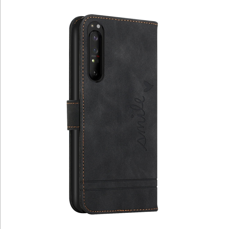 For Sony Xperia 1 II Retro Skin Feel Horizontal Flip Soft TPU + PU Leather Case with Holder & Card Slots & Photo Frame