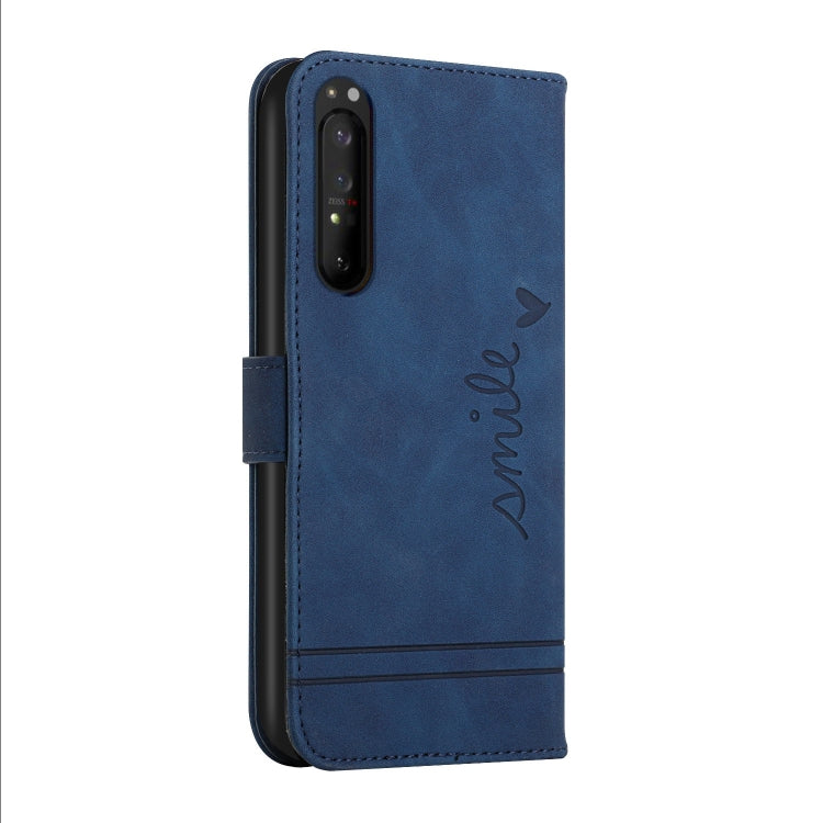 For Sony Xperia 1 II Retro Skin Feel Horizontal Flip Soft TPU + PU Leather Case with Holder & Card Slots & Photo Frame