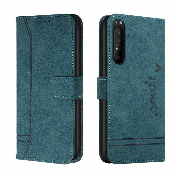 For Sony Xperia 1 II Retro Skin Feel Horizontal Flip Soft TPU + PU Leather Case with Holder & Card Slots & Photo Frame
