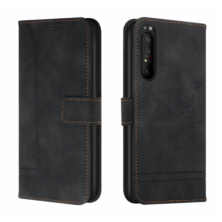 For Sony Xperia 5 III Retro Skin Feel Horizontal Flip Soft TPU + PU Leather Case with Holder & Card Slots & Photo Frame