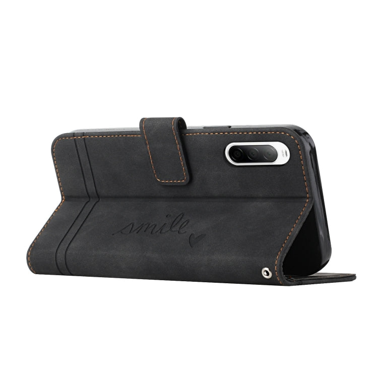 For Sony Xperia 10 II Retro Skin Feel Horizontal Flip Soft TPU + PU Leather Case with Holder & Card Slots & Photo Frame