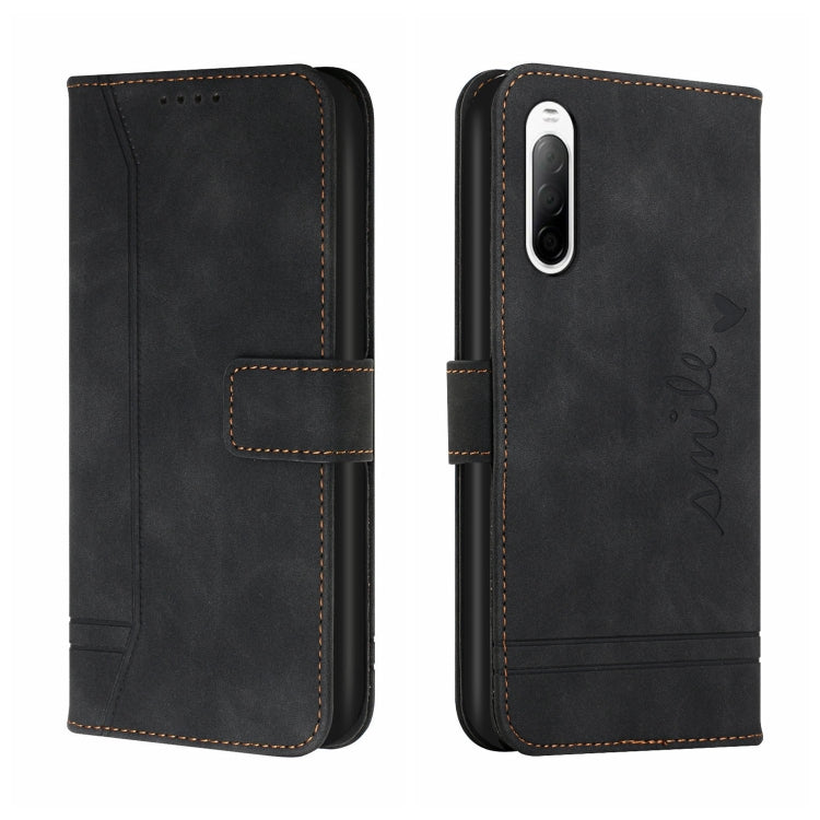 For Sony Xperia 10 III Retro Skin Feel Horizontal Flip Soft TPU + PU Leather Case with Holder & Card Slots & Photo Frame