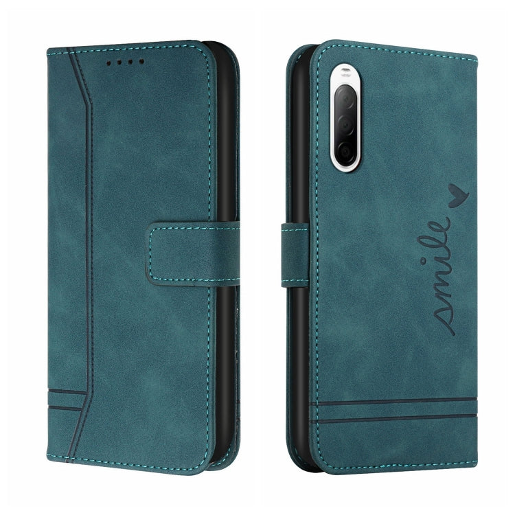For Sony Xperia 10 III Retro Skin Feel Horizontal Flip Soft TPU + PU Leather Case with Holder & Card Slots & Photo Frame