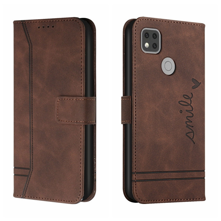 For Xiaomi Redmi 9C Retro Skin Feel Horizontal Flip Soft TPU + PU Leather Case with Holder & Card Slots & Photo Frame