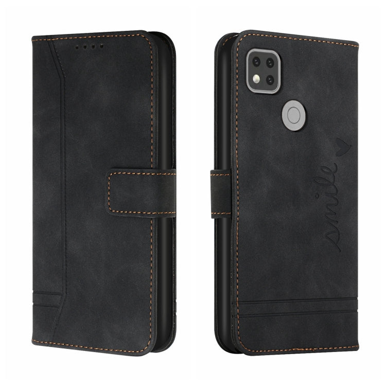 For Xiaomi Redmi 9C Retro Skin Feel Horizontal Flip Soft TPU + PU Leather Case with Holder & Card Slots & Photo Frame