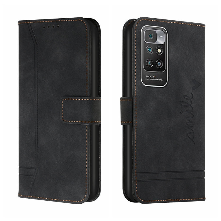 For Xiaomi Redmi 10 Retro Skin Feel Horizontal Flip Soft TPU + PU Leather Case with Holder & Card Slots & Photo Frame