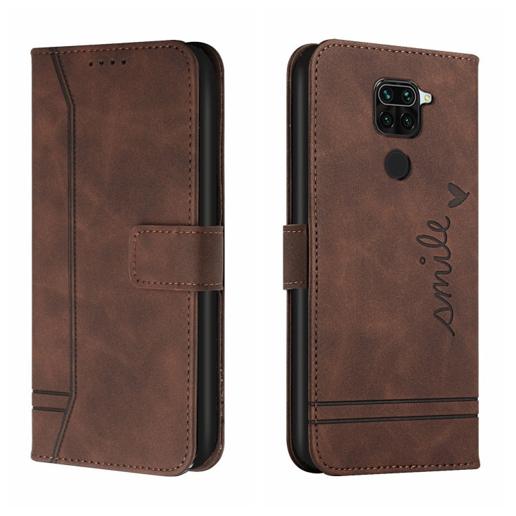 For Xiaomi Redmi Note 9 Retro Skin Feel Horizontal Flip Soft TPU + PU Leather Case with Holder & Card Slots & Photo Frame