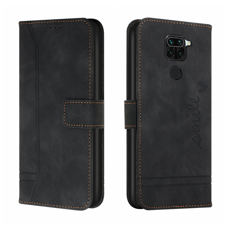 For Xiaomi Redmi Note 9 Retro Skin Feel Horizontal Flip Soft TPU + PU Leather Case with Holder & Card Slots & Photo Frame