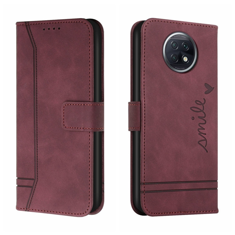 For Xiaomi Redmi Note 9T Retro Skin Feel Horizontal Flip Soft TPU + PU Leather Case with Holder & Card Slots & Photo Frame