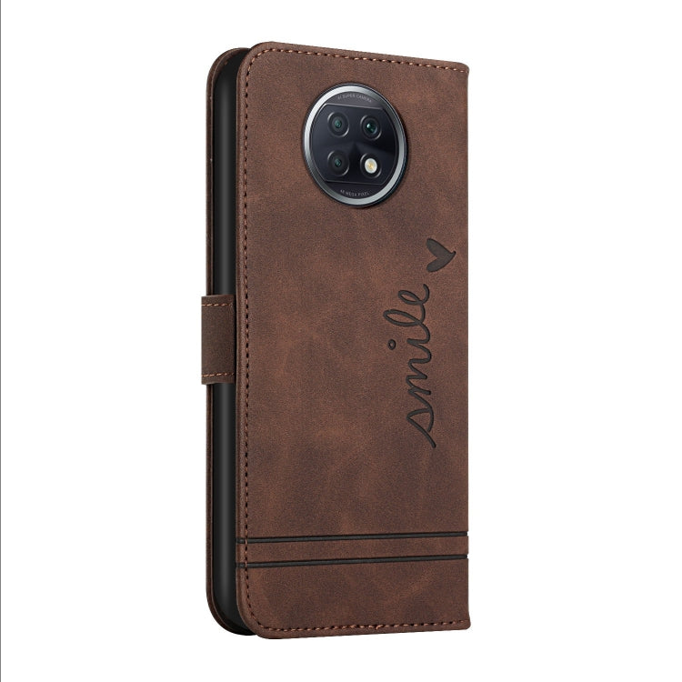 For Xiaomi Redmi Note 9T Retro Skin Feel Horizontal Flip Soft TPU + PU Leather Case with Holder & Card Slots & Photo Frame