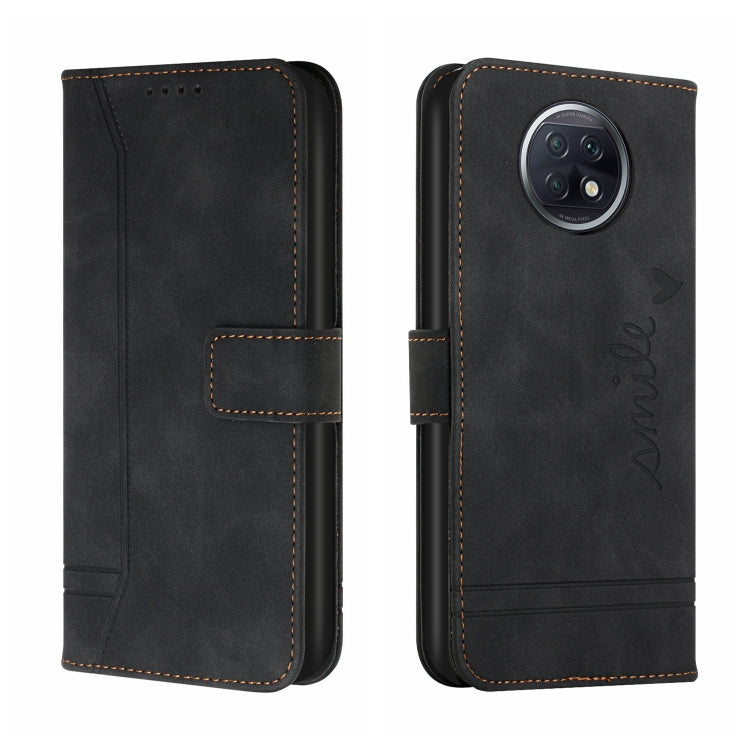 For Xiaomi Redmi Note 9T Retro Skin Feel Horizontal Flip Soft TPU + PU Leather Case with Holder & Card Slots & Photo Frame