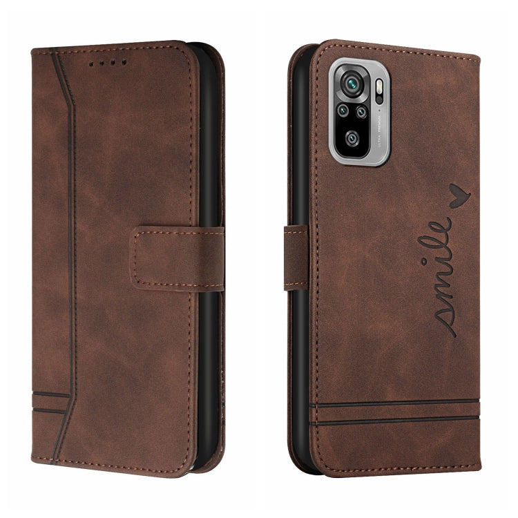 For Xiaomi Redmi Note 10 4G Retro Skin Feel Horizontal Flip Soft TPU + PU Leather Case with Holder & Card Slots & Photo Frame