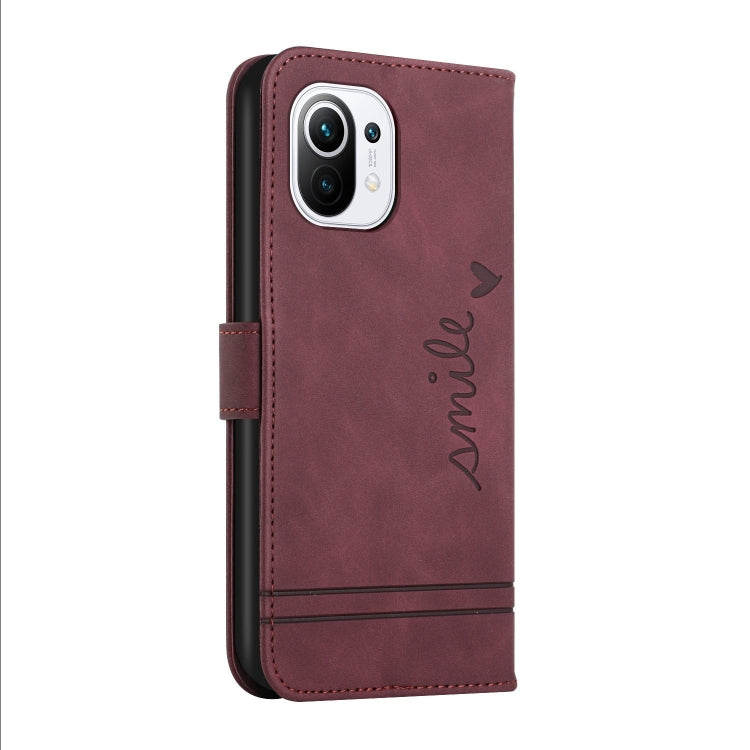 For Xiaomi Mi 11 Lite Retro Skin Feel Horizontal Flip Soft TPU + PU Leather Case with Holder & Card Slots & Photo Frame