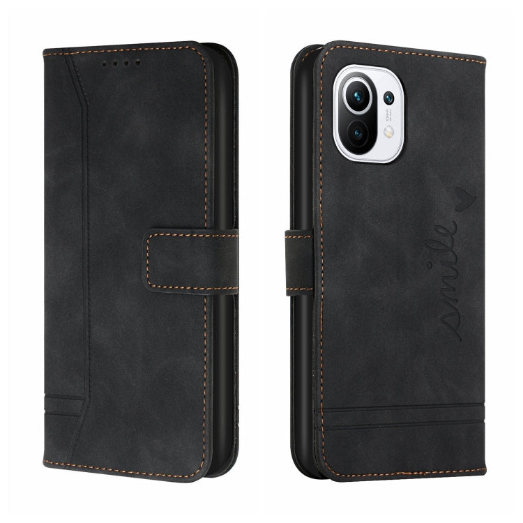For Xiaomi Mi 11 Lite Retro Skin Feel Horizontal Flip Soft TPU + PU Leather Case with Holder & Card Slots & Photo Frame
