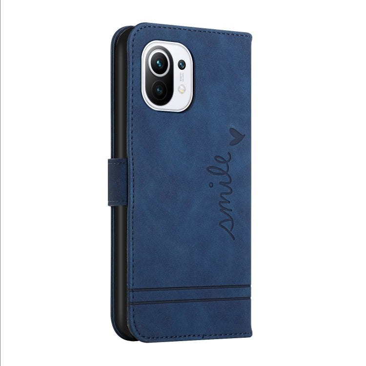 For Xiaomi Mi 11 Lite Retro Skin Feel Horizontal Flip Soft TPU + PU Leather Case with Holder & Card Slots & Photo Frame
