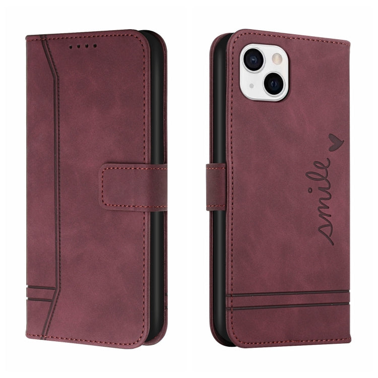 For iPhone 13 Retro Skin Feel Horizontal Flip Soft TPU + PU Leather Case with Holder & Card Slots & Photo Frame