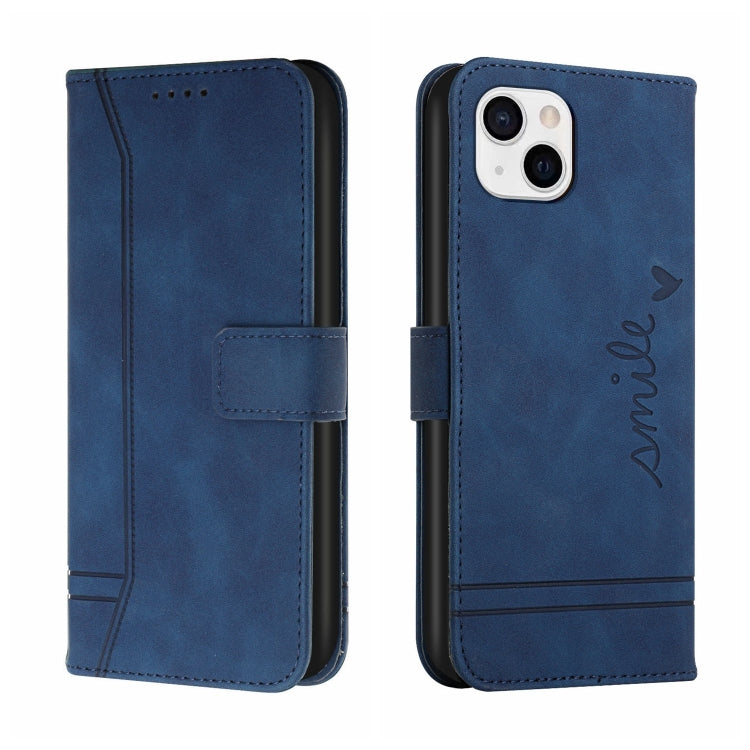 For iPhone 13 Retro Skin Feel Horizontal Flip Soft TPU + PU Leather Case with Holder & Card Slots & Photo Frame