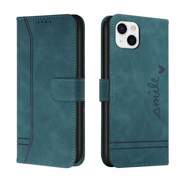 For iPhone 13 Retro Skin Feel Horizontal Flip Soft TPU + PU Leather Case with Holder & Card Slots & Photo Frame