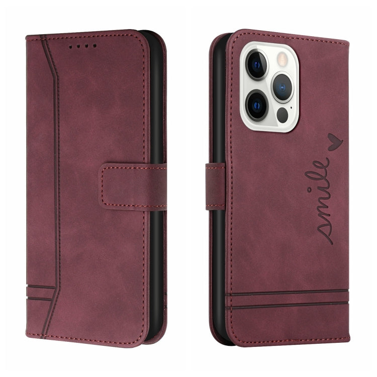 For iPhone 13 Pro Retro Skin Feel Horizontal Flip Soft TPU + PU Leather Case with Holder & Card Slots & Photo Frame
