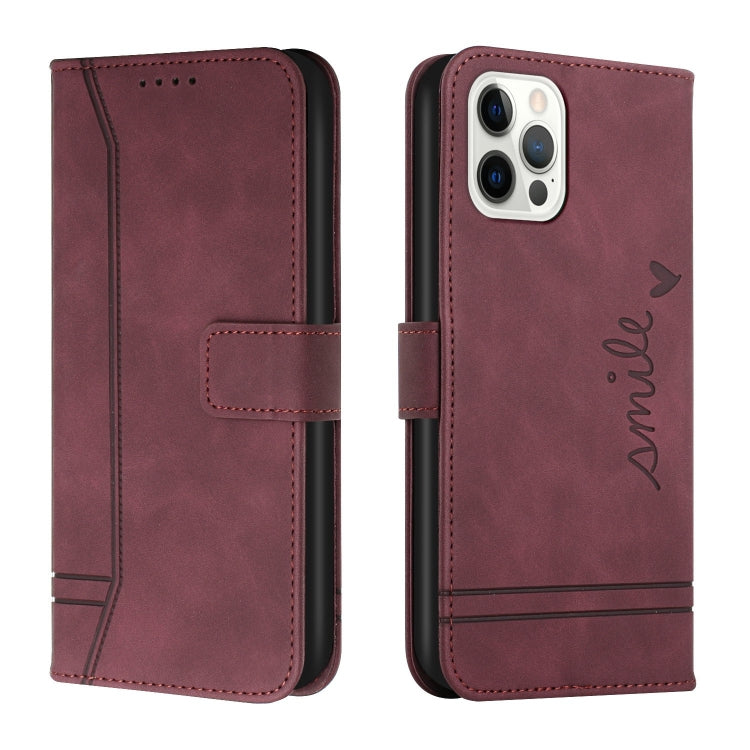 For iPhone 12 / 12 Pro Retro Skin Feel Horizontal Flip Soft TPU + PU Leather Case with Holder & Card Slots & Photo Frame