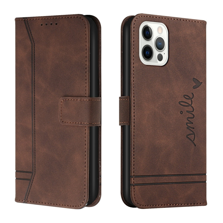 For iPhone 12 / 12 Pro Retro Skin Feel Horizontal Flip Soft TPU + PU Leather Case with Holder & Card Slots & Photo Frame