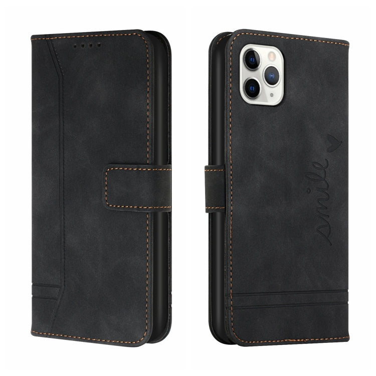 For iPhone 11 Pro Retro Skin Feel Horizontal Flip Soft TPU + PU Leather Case with Holder & Card Slots & Photo Frame