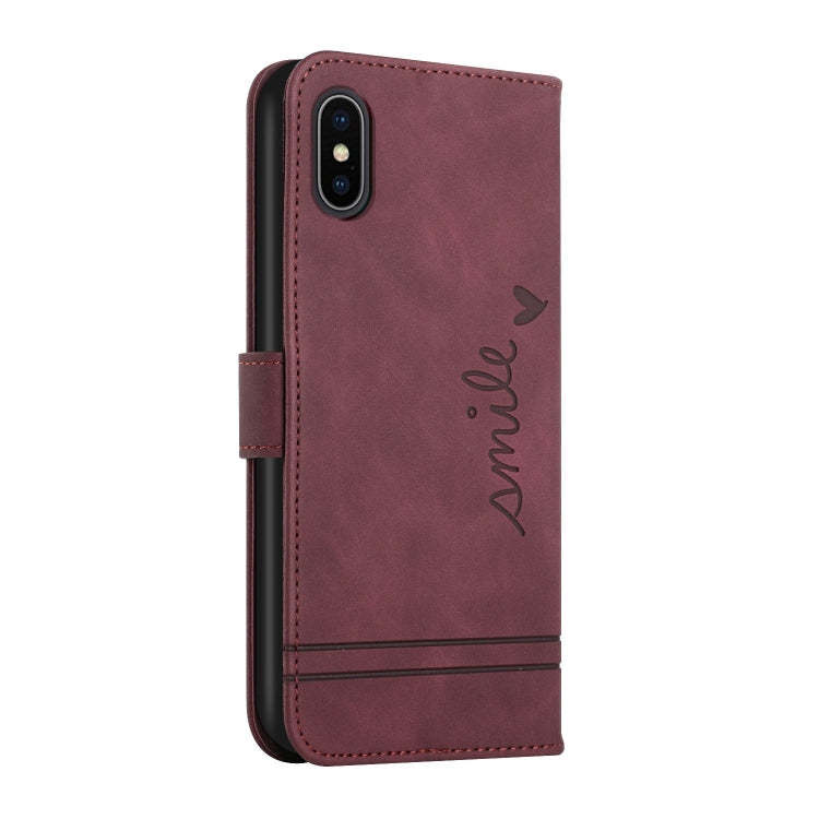 For iPhone X / XS Retro Skin Feel Horizontal Flip Soft TPU + PU Leather Case with Holder & Card Slots & Photo Frame