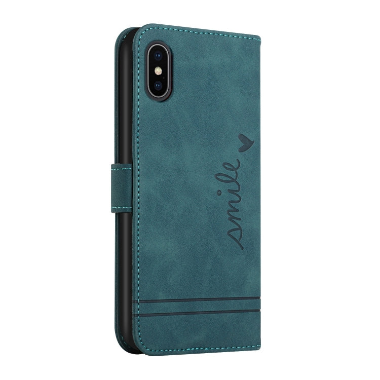 For iPhone X / XS Retro Skin Feel Horizontal Flip Soft TPU + PU Leather Case with Holder & Card Slots & Photo Frame