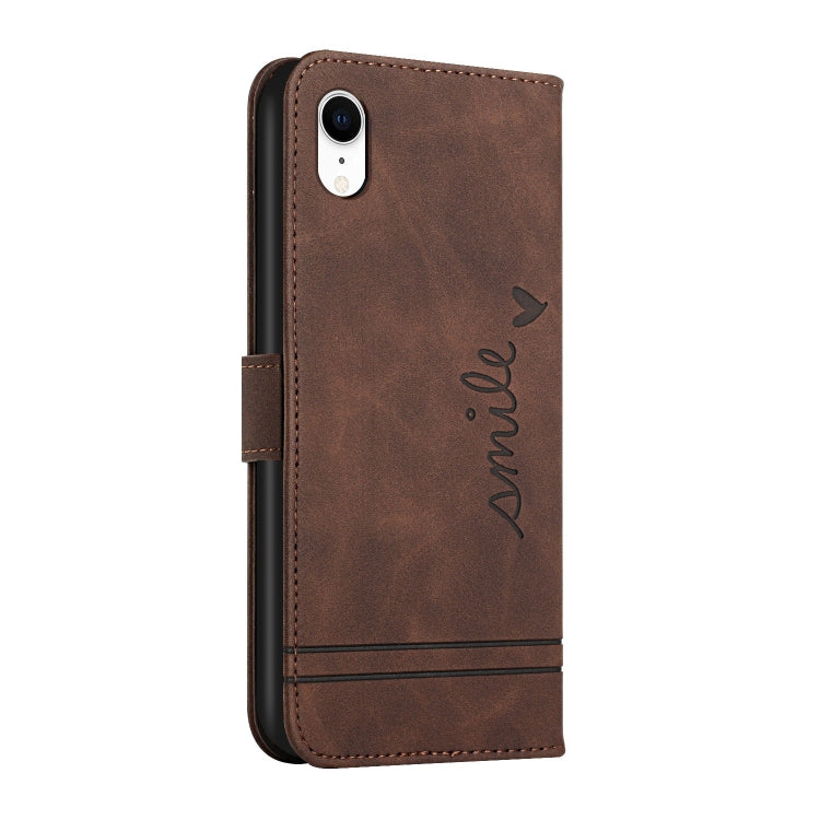 For iPhone XR Retro Skin Feel Horizontal Flip Soft TPU + PU Leather Case with Holder & Card Slots & Photo Frame
