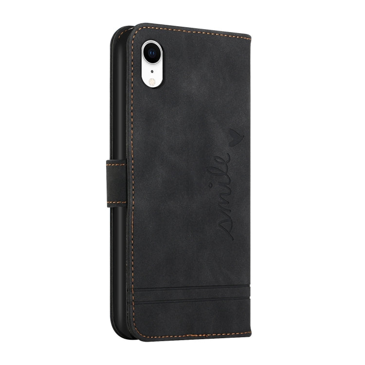 For iPhone XR Retro Skin Feel Horizontal Flip Soft TPU + PU Leather Case with Holder & Card Slots & Photo Frame