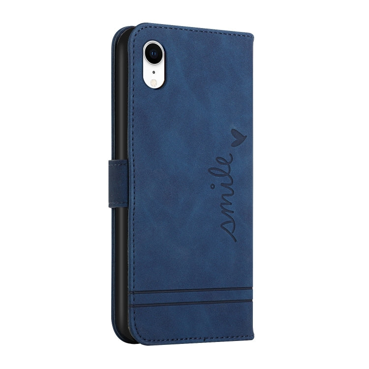 For iPhone XR Retro Skin Feel Horizontal Flip Soft TPU + PU Leather Case with Holder & Card Slots & Photo Frame