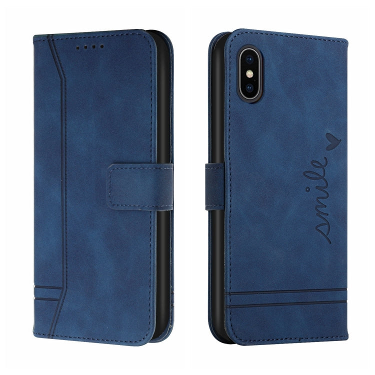 For iPhone XS Max Retro Skin Feel Horizontal Flip Soft TPU + PU Leather Case with Holder & Card Slots & Photo Frame