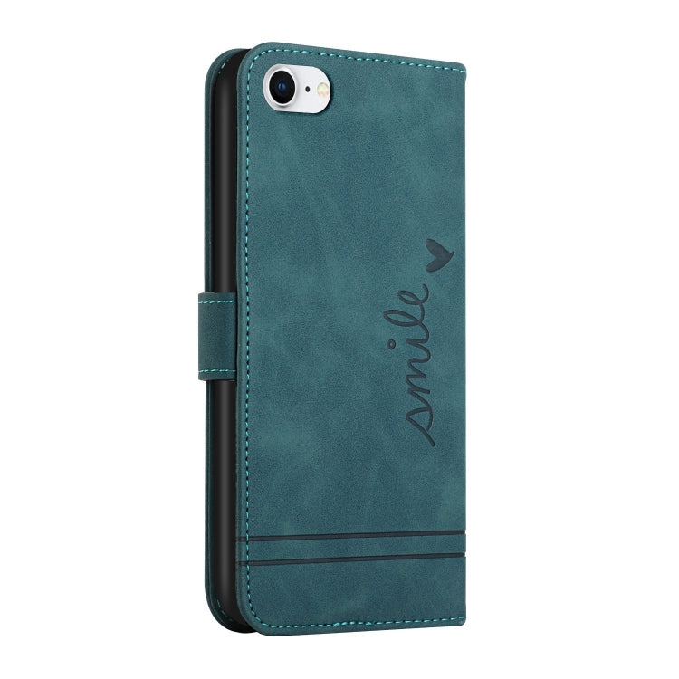 For iPhone SE 2022 / SE 2020 / 8 / 7 Retro Skin Feel Horizontal Flip Soft TPU + PU Leather Case with Holder & Card Slots & Photo Frame