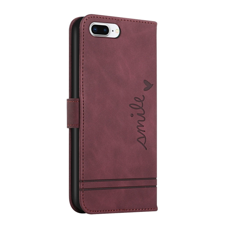 Retro Skin Feel Horizontal Flip Soft TPU + PU Leather Case with Holder & Card Slots & Photo Frame For iPhone 7 Plus / 8 Plus