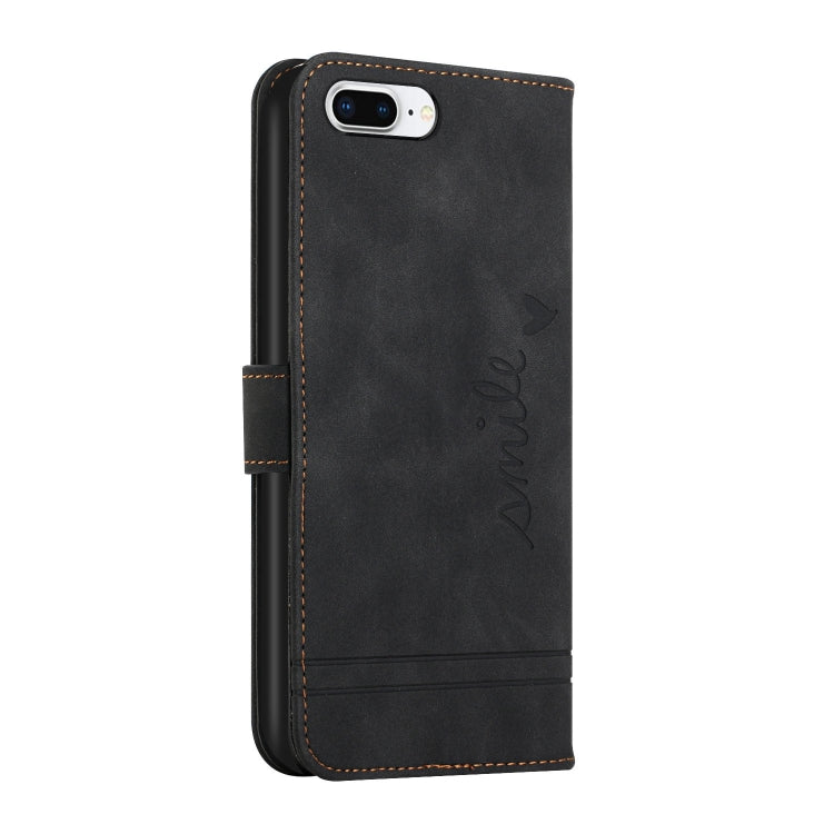 Retro Skin Feel Horizontal Flip Soft TPU + PU Leather Case with Holder & Card Slots & Photo Frame For iPhone 7 Plus / 8 Plus