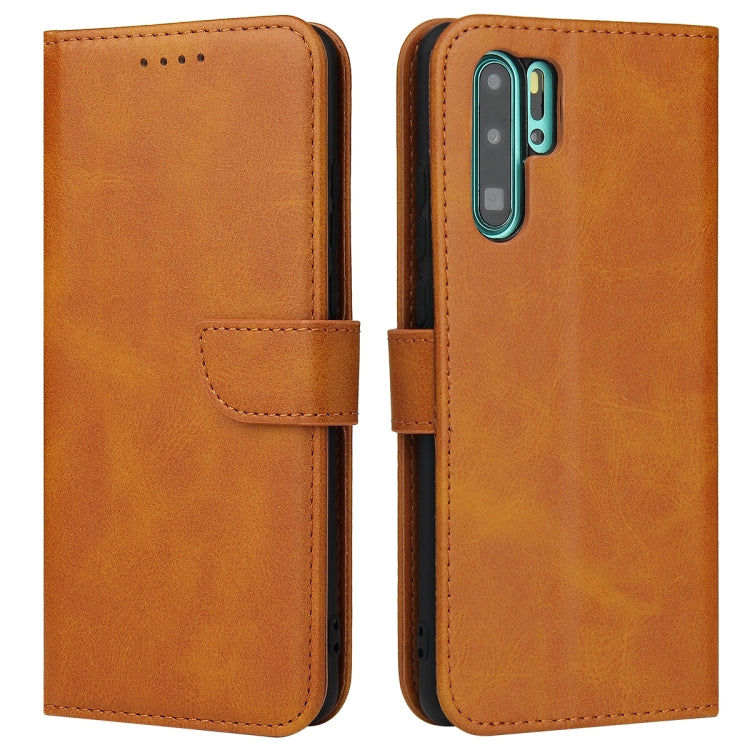 For Huawei P30 Pro Calf Texture Buckle Horizontal Flip Leather Case with Holder & Card Slots & Wallet