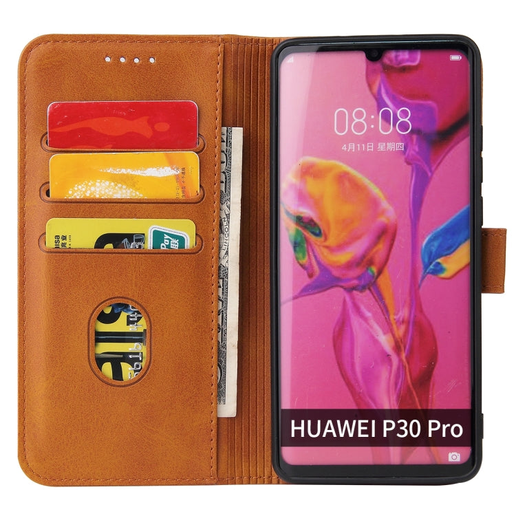 For Huawei P30 Pro Calf Texture Buckle Horizontal Flip Leather Case with Holder & Card Slots & Wallet