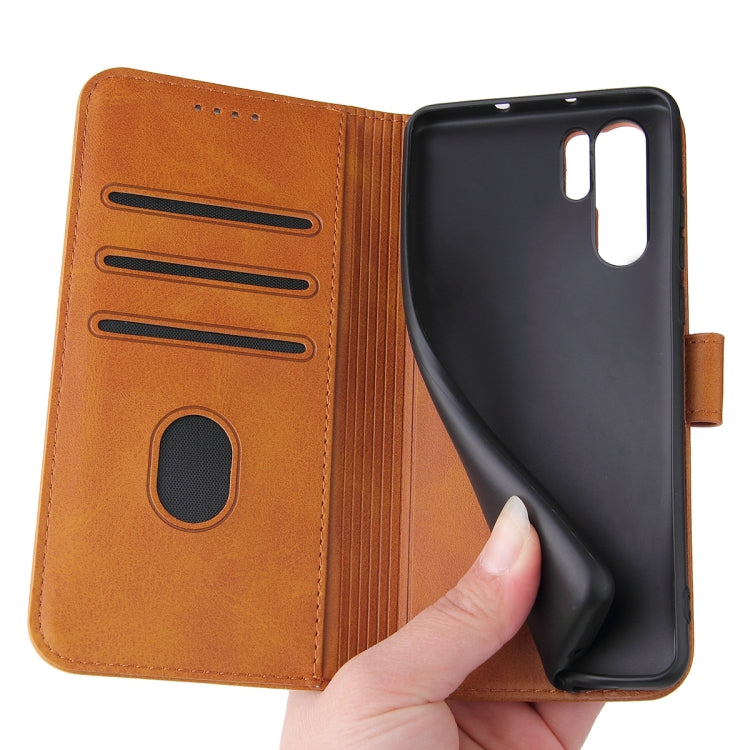 For Huawei P30 Pro Calf Texture Buckle Horizontal Flip Leather Case with Holder & Card Slots & Wallet