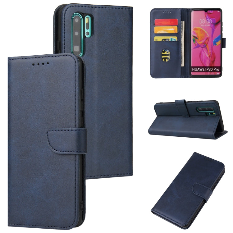 For Huawei P30 Pro Calf Texture Buckle Horizontal Flip Leather Case with Holder & Card Slots & Wallet